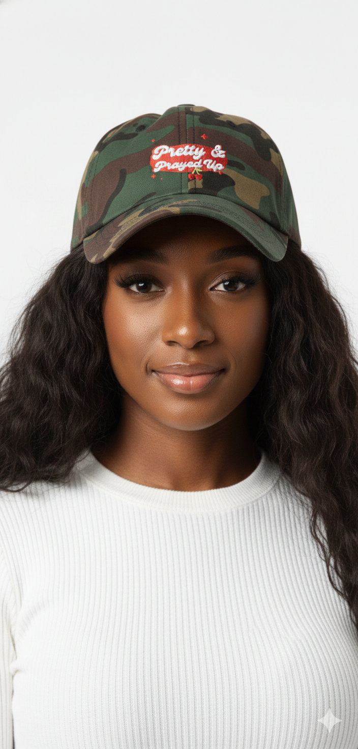 Pretty & Prayed Up Embroidered dad hat