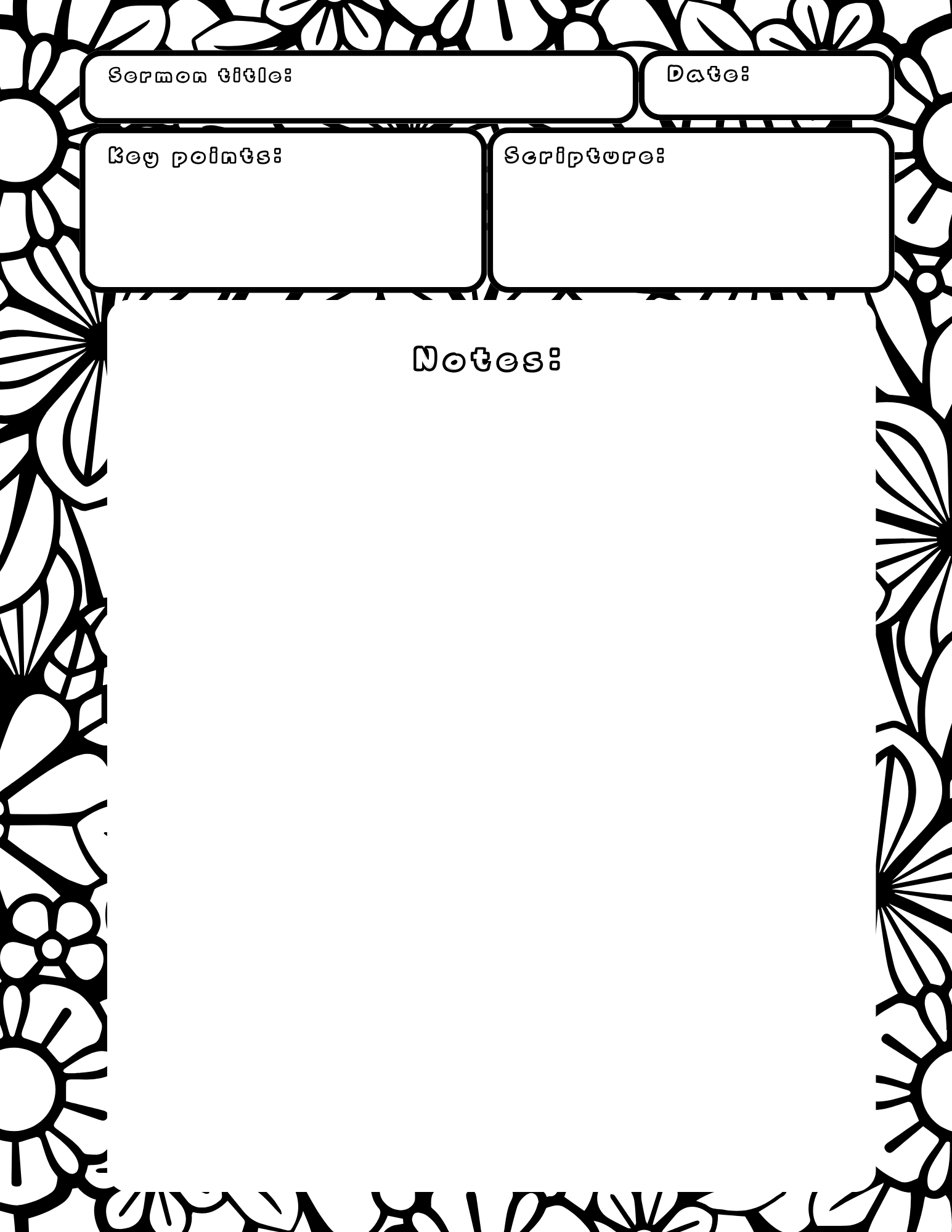 Bible Babe Sermon Notes