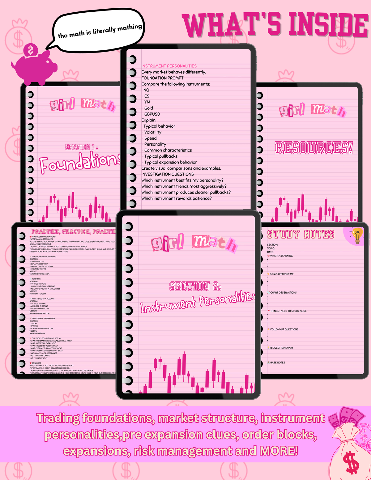 GIRL MATH 💅💗: Trading for Babes A.I STUDY GUIDE