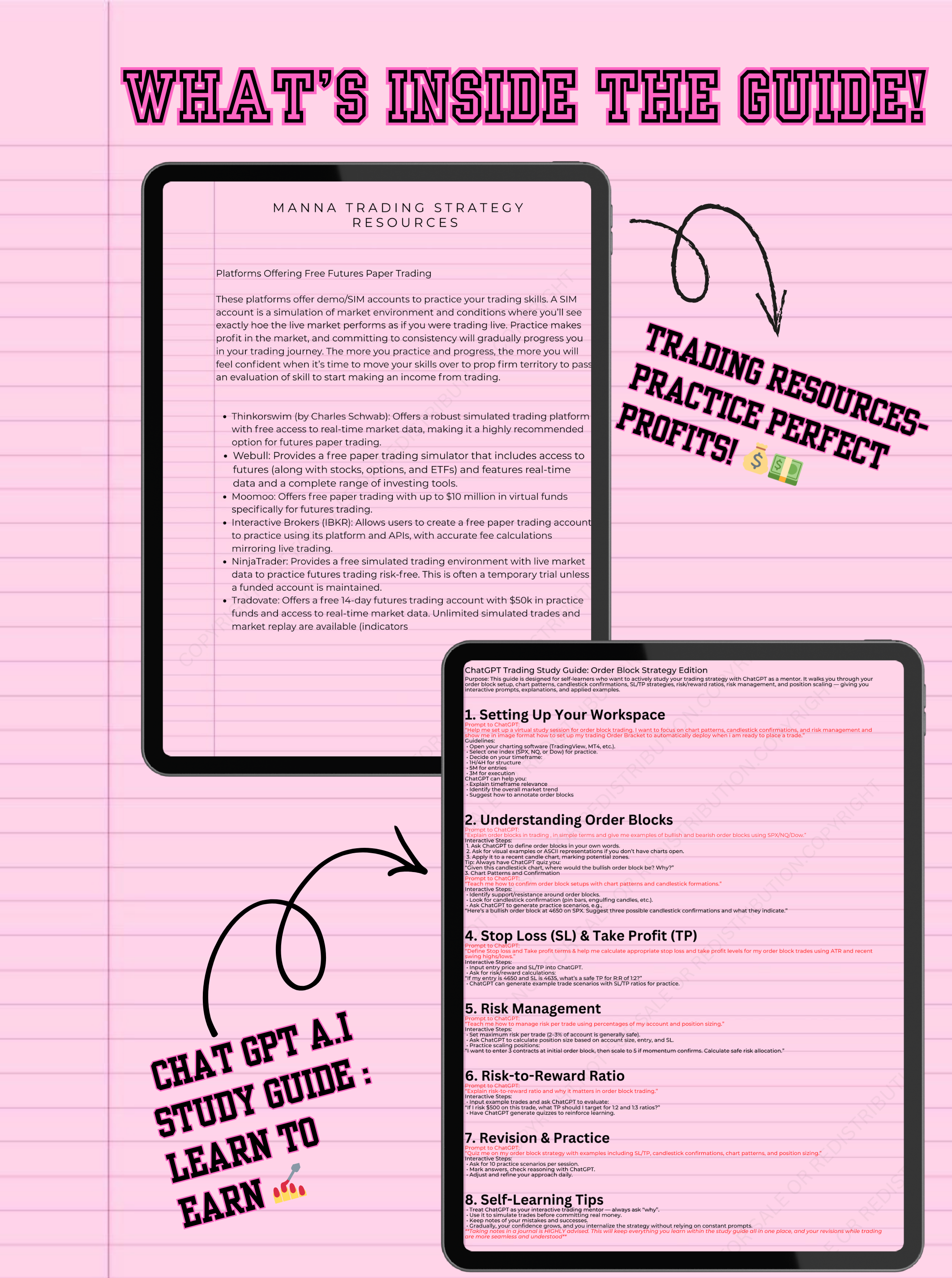 Trading For Babes 💅💗: BASIC TRADING/CHAT GPT STUDY GUIDE (Supply & Demand Based Strategy)