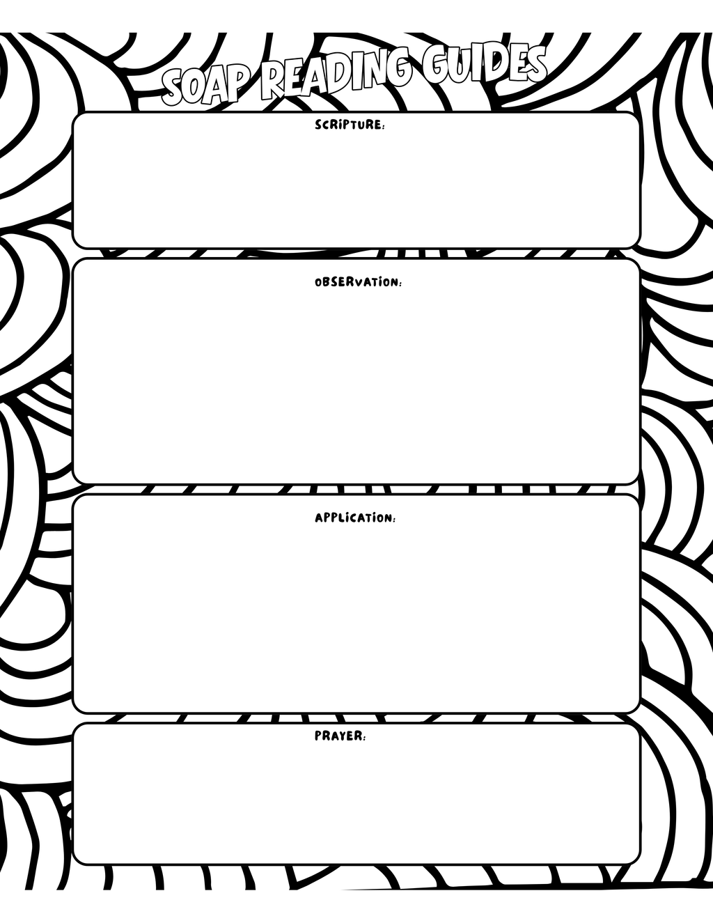 Bible Babe Master ADHD Friendly Bible Study Guide/Coloring Book