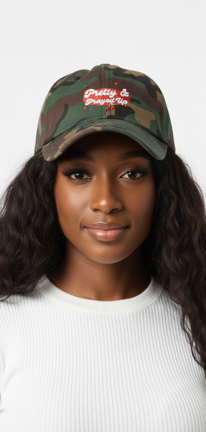 Pretty & Prayed Up Dad hat