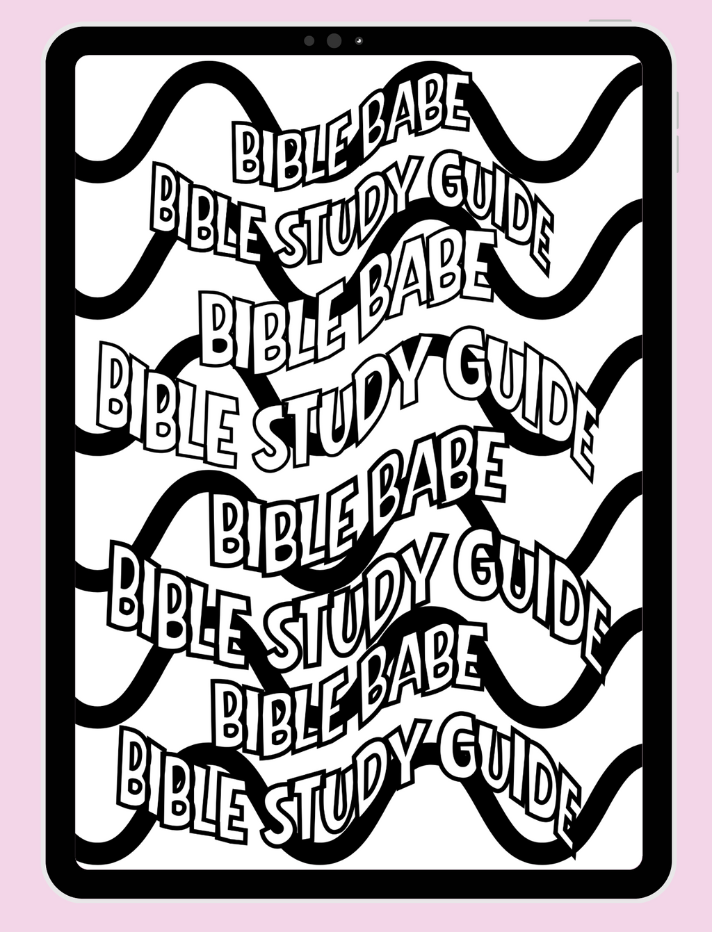 Bible Babe Master ADHD Friendly Bible Study Guide/Coloring Book